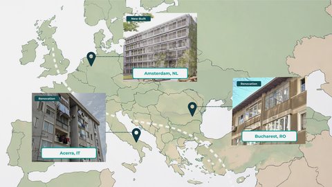 Demonstratorprojekte an verschiedenen Standorten in Europa