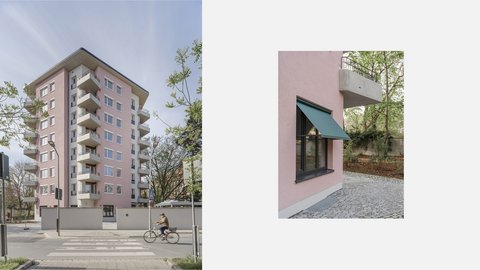 Außenansicht von Seniorenwohnungen Webersgasse
