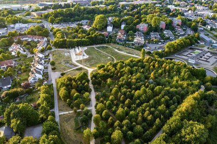 Vogelperspektive des Klimagarten Schwerte