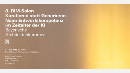 Einladung zum 8. BIM-Salon: Kuratieren statt Generieren