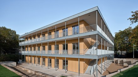 Rochadegebäude in Modulbauweise