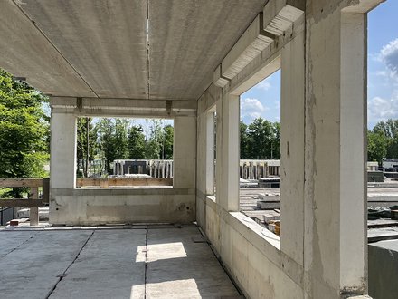 Mock-up einer zirkulären Konstruktion.