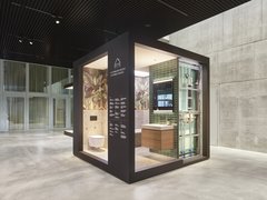 Showroom eines Badezimmers