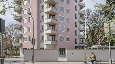 Außenansicht von Seniorenwohnungen Webersgasse