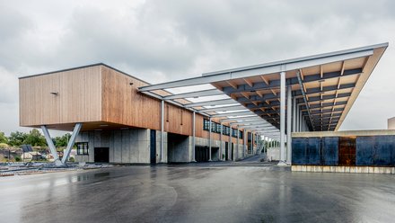 Ein Recyclingzentrum