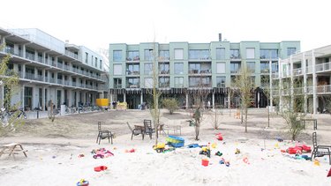 Eine Wohngenossenschaftsanlage