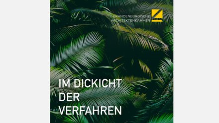 Plakat der Brandenburgischen Architektenkammer