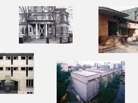 Collage aus vier Bildern