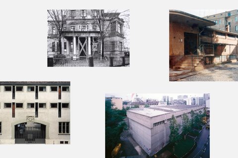 Collage aus vier Bildern