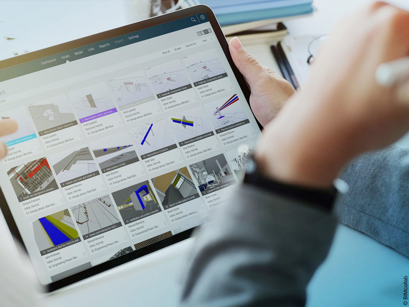 Screenshot des neuen BIM-Webviewers BIMcollab Nexus