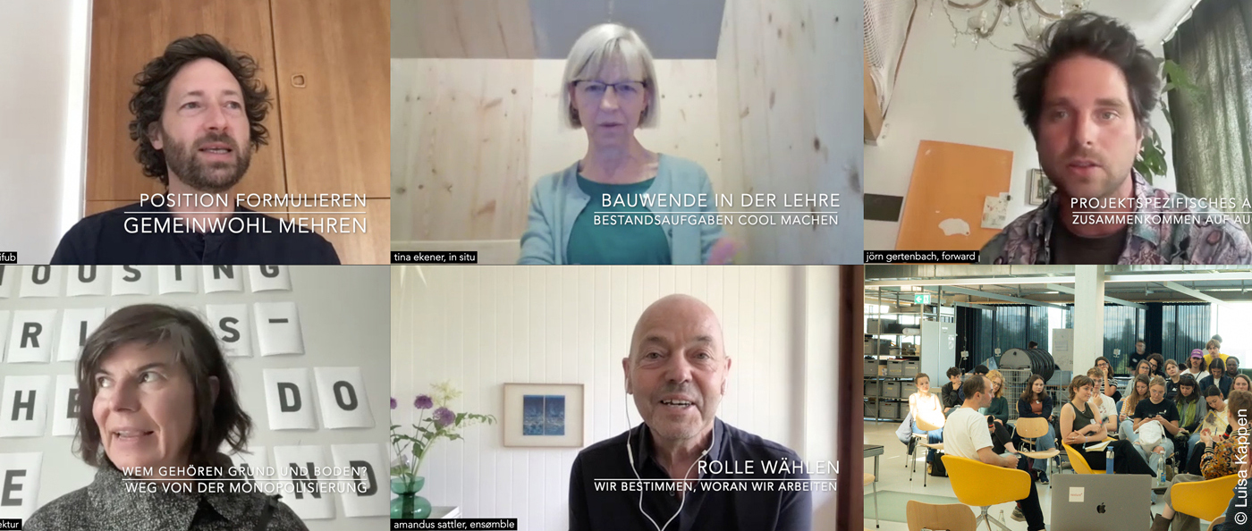 Screenshot der per Videocall zugeschalteten 