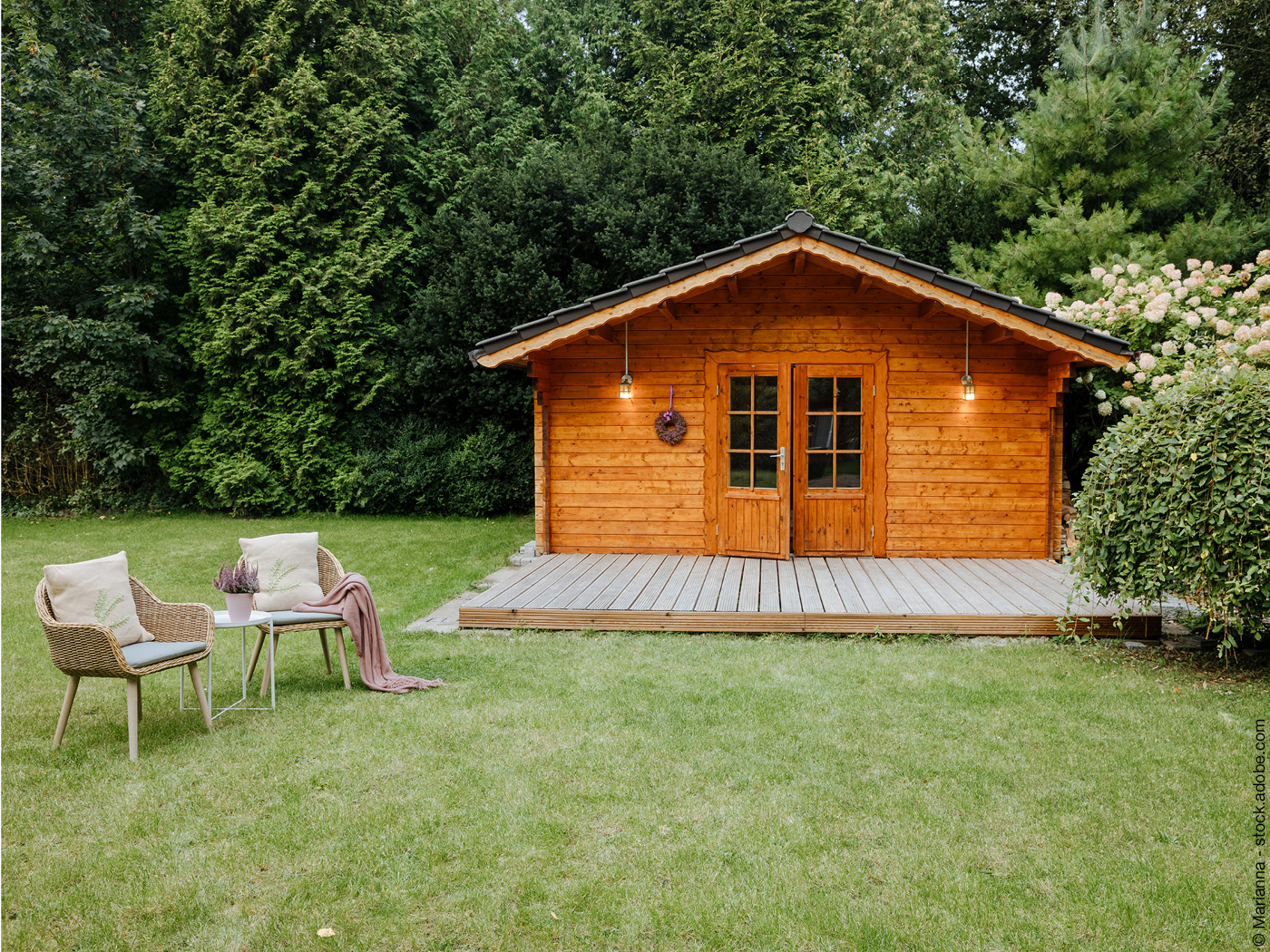 Gartenhaus wie aus dem Katalog