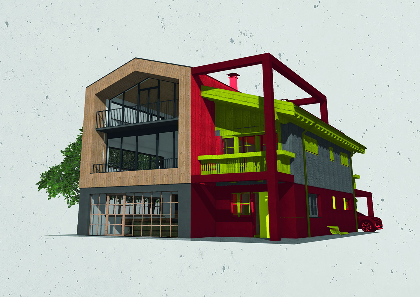 Virtuelles Modell eines Hauses in Elitecad Architecture 16