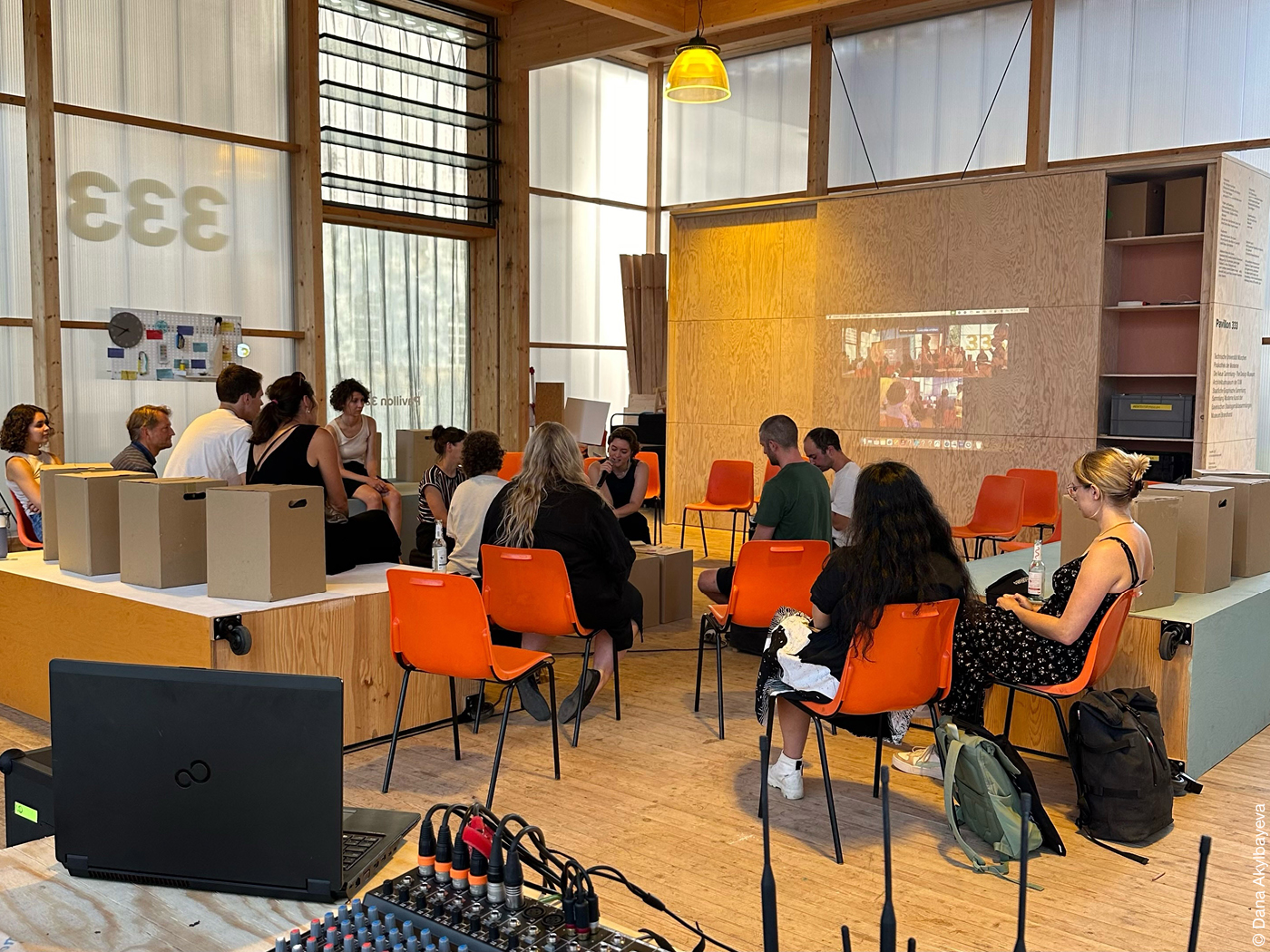 Diskussionsrunde der Werkstadt