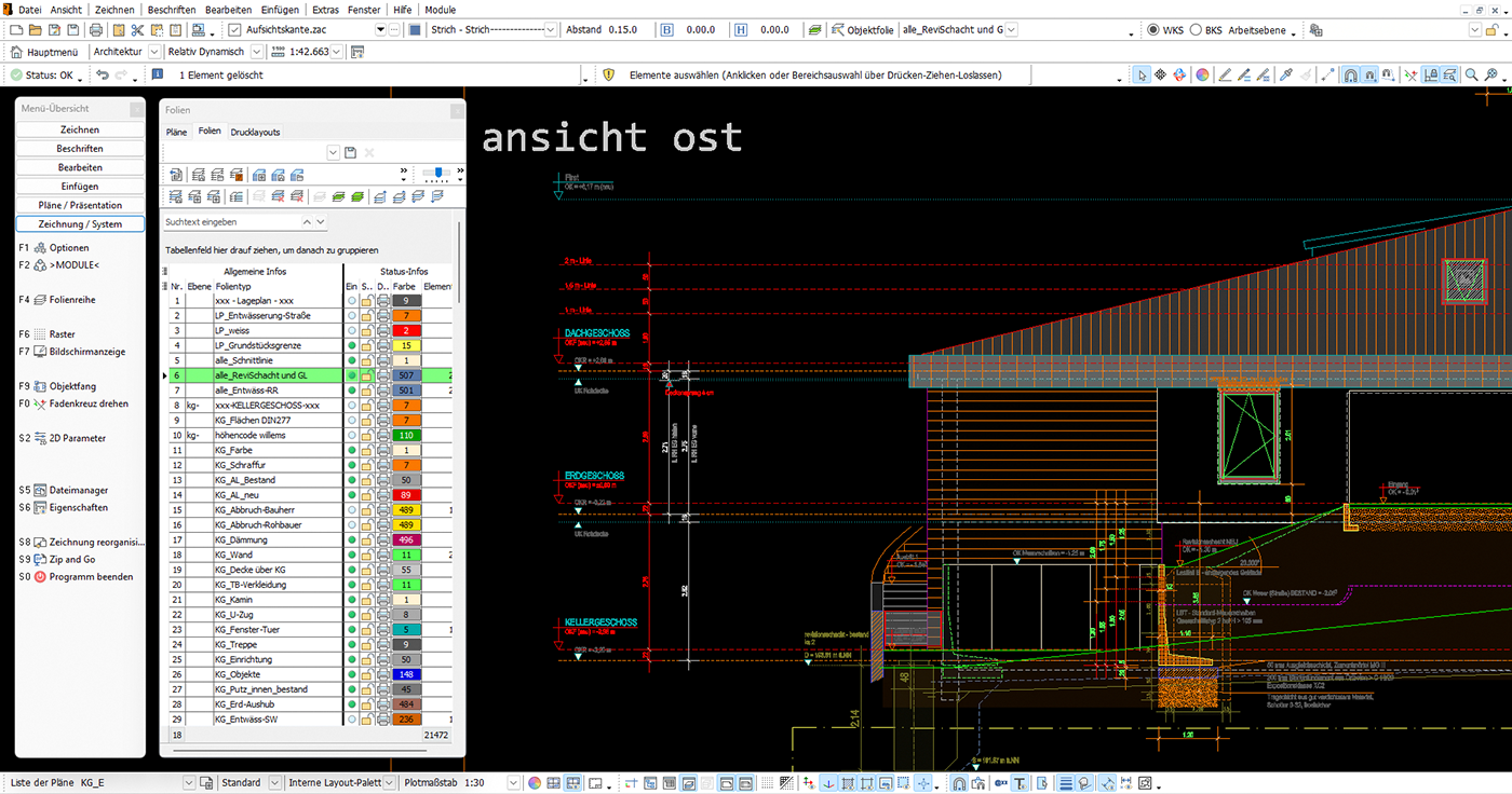 2D-CAD-Software „Spirit lite“