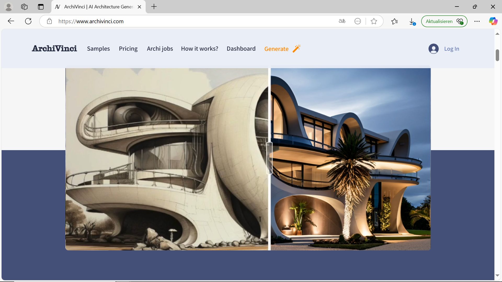 Screenshot aus der Architektur KI Archivinci