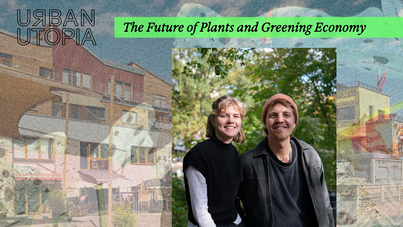 Collage der Urban Utopia mit einem Bild der zwei Intitatoren