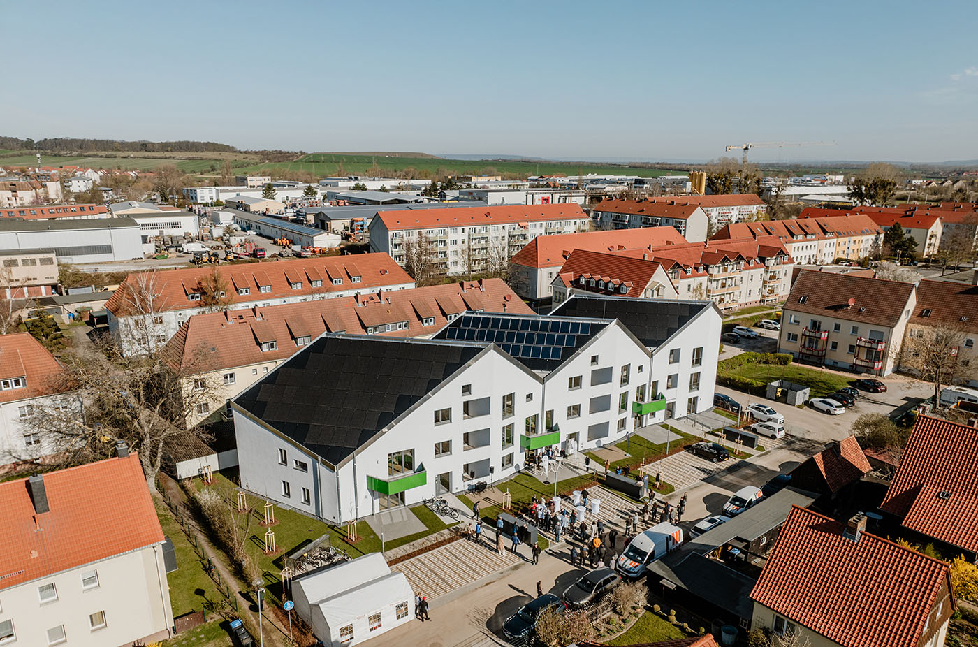 Sonnenhaus in Wernigerode mit gefaltetem Dach