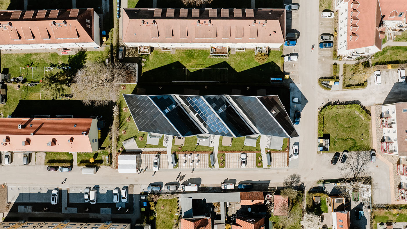 Luftbild vom Sonnenhaus in Wernigerode