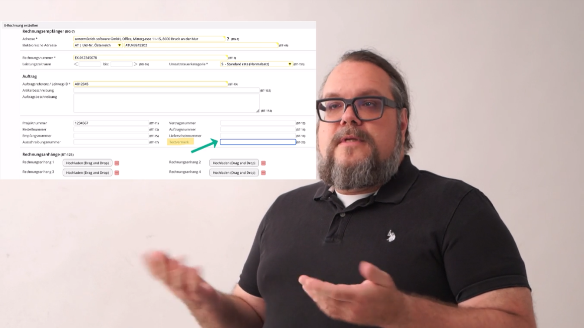 Video Tutorial zur E-Rechnung