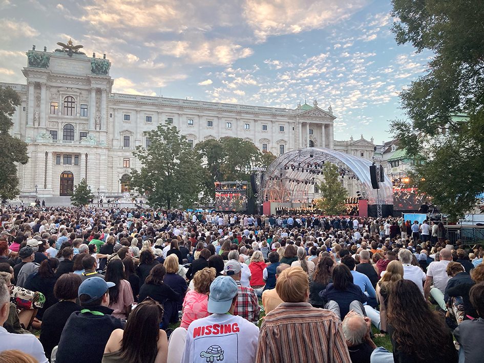 Open-Air-Konzert in Wien